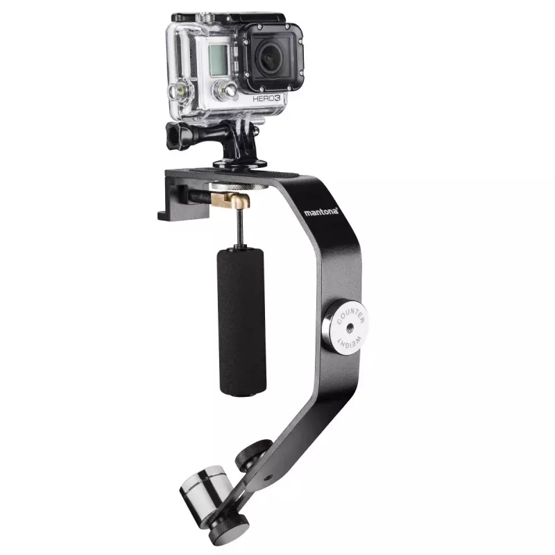 Stativ Mantona 20313 Action Camera 0 Beine 0,5 kg Schwarz Silber