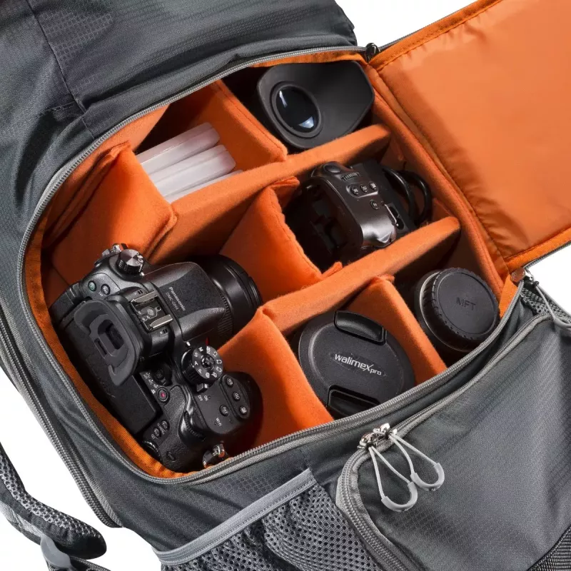 Backpack case Mantona ElementsPro 40 Grau Orange