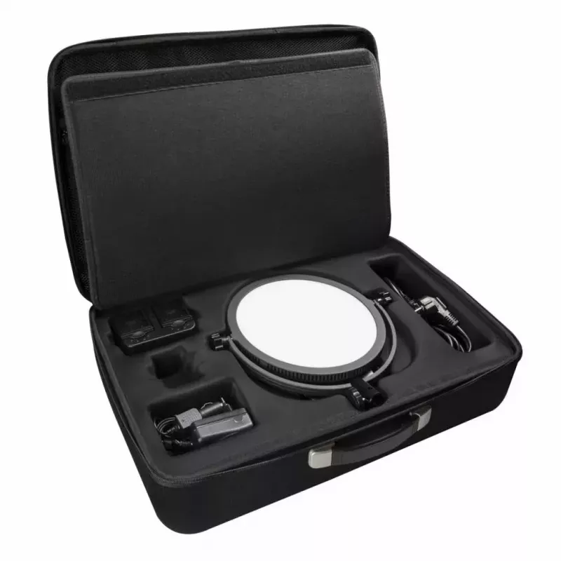 Walimex Pro LED Round 300 60 W LED-Leuchte mit 60 Lampen Schwarz