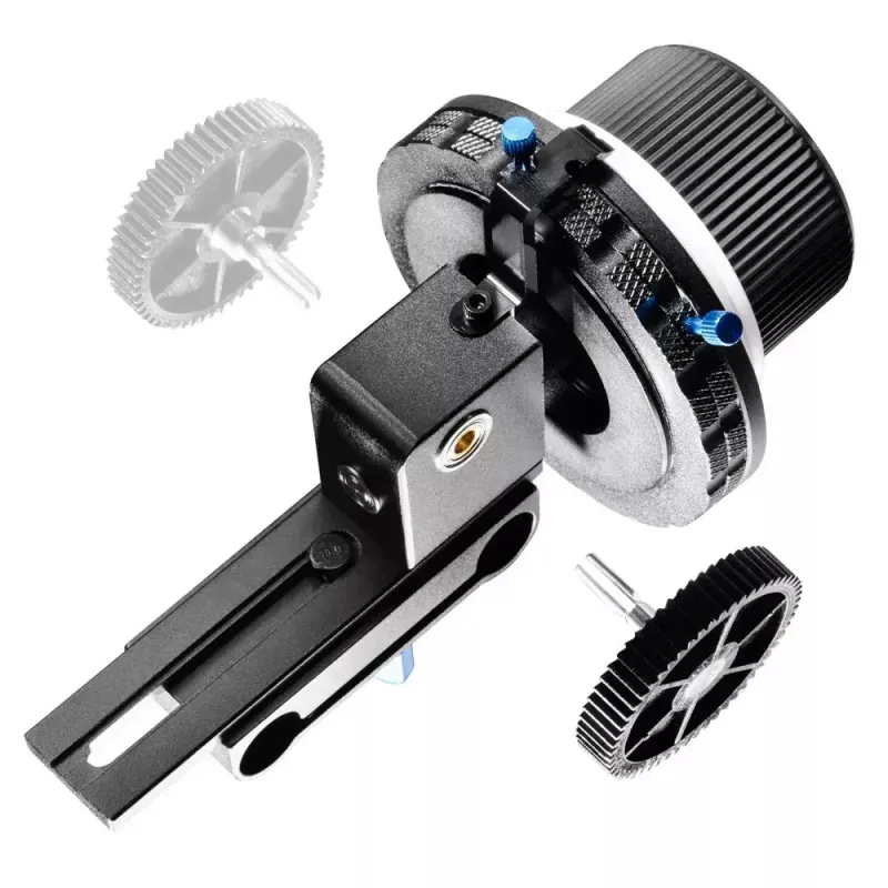 Walimex Follow Focus F3 Schwarz Blau Weiß Aluminium Kunststoff 460 g