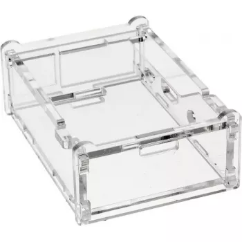 Acrylgehäuse für Raspberry Pi B+ RB-Case+01 Transparent — Schutzgehäuse für Raspberry Pi B+