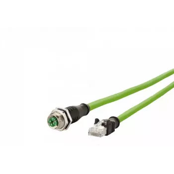 Netzwerkkabel METZ CONNECT 142M2X25020 2m Cat6a Grün RJ-45 M12