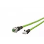 Netzwerkkabel METZ CONNECT 142M2X25020 2m Cat6a Grün RJ-45 M12