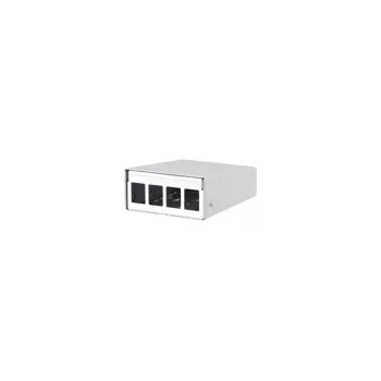 Patchpanel-Zubehör METZ CONNECT 130861-0402KE Wandmontage Weiß Aluminium Stahl Zink