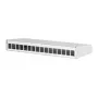 Patch Panel Zubehör METZ CONNECT 130861-1602KE Wandmontage Weiß Aluminium Stahl Zink