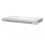 Patchpanel METZ CONNECT 1502577512-F 1U LC-Anschlüsse Weiß Aluminium Stahl