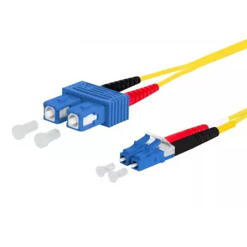 Glasfaserkabel METZ CONNECT 151P1EOJO25E SC LC I-V(ZN) H 2,5 m Gelb