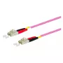 Glasfaserkabel METZ CONNECT 151S1JOJO05E 0,5 m LC Violett
