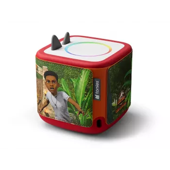 Schutzhülle für tonies MP3/MP4-Player Boxine 11001277 — Mehrfarbiges Silikon und veganes Leder, 475×100×1 mm