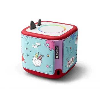 Schutzhülle für tonies MP3/MP4-Player von Boxine, Modell 11001269, mehrfarbig Silikon und veganes Leder, 475×100×1 mm