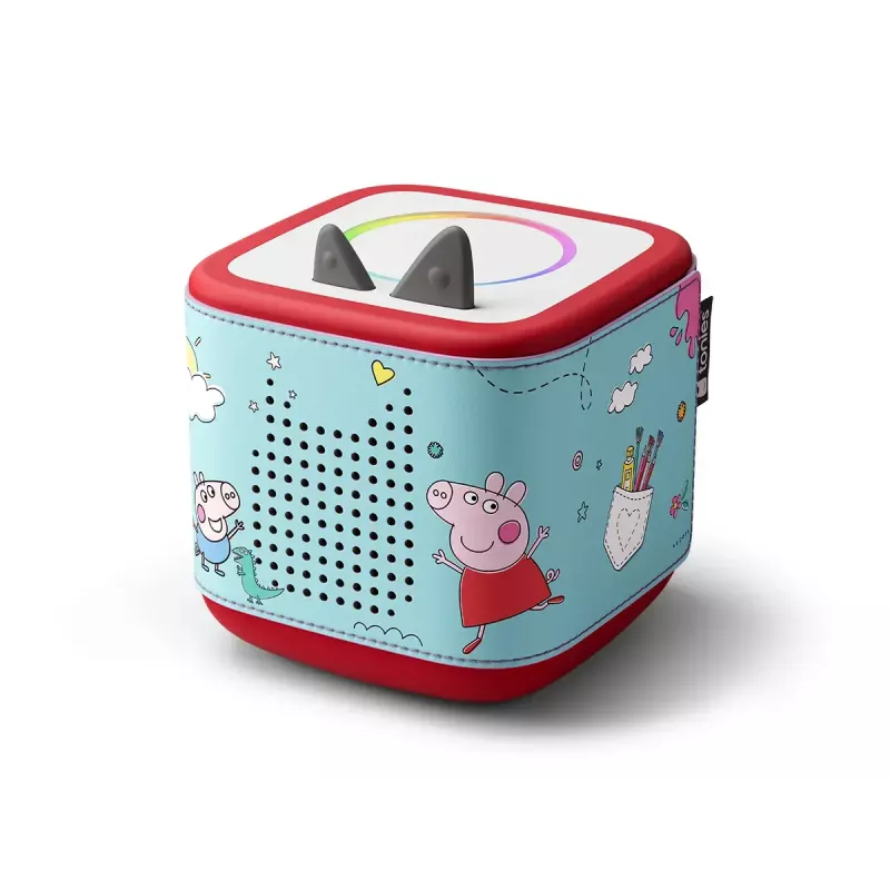 Schutzhülle für tonies MP3/MP4-Player von Boxine, Modell 11001269, mehrfarbig Silikon und veganes Leder, 475×100×1 mm