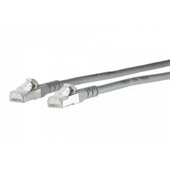 Netzwerkkabel METZ CONNECT 13084G2033-E 2m Cat6a S/FTP Grau