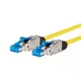 Netzwerkkabel METZ CONNECT 13084H1077-E 1m Cat8.1 S/FTP Gelb