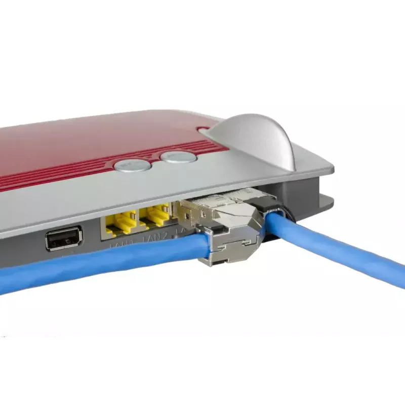 METZ CONNECT 25G RJ45-Feldstecker pro 360 Rot Male Halogenfrei