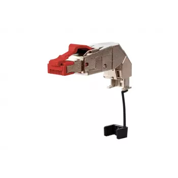 METZ CONNECT 25G RJ45-Feldstecker pro 360 Rot Male Halogenfrei