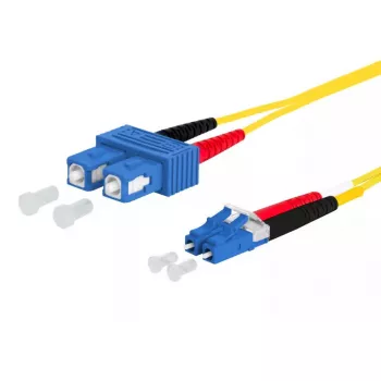 Glasfaserkabel METZ CONNECT 151P1EOJO05E SC LC I-V(ZN) H 0,5 m Gelb