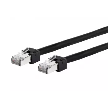 Netzwerkkabel METZ CONNECT 13084F2000-E Schwarz 2m