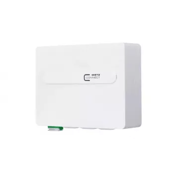 Netzwerk-Anschlussdose MetzConnect 1501107G01HC, weiß, ABS/PC-Gehäuse, 100×35×85 mm