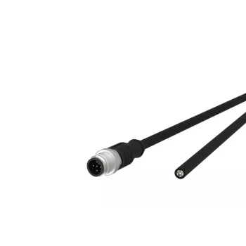 Sensor/Aktor-Kabel METZ CONNECT 142MDA10050 M12 Stecker 5m Schwarz