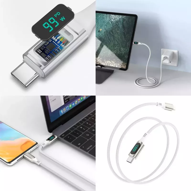 USB-Kabel 4smarts 540954 3 m USB-C Weiß USB 2.0 0,48 Gbit/s