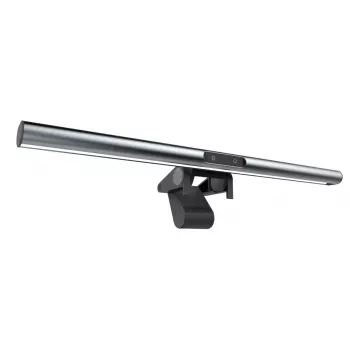 Monitorleuchte 4smarts 541710 — Schwarz/Silber, 400 lm, USB 5V, 402×38×91 mm