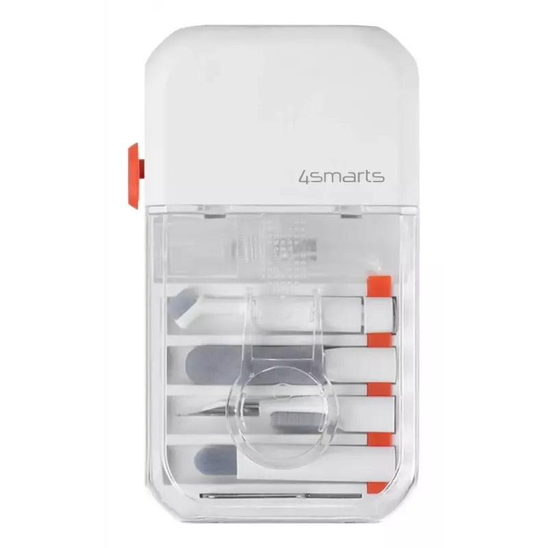 Reinigungsset 4smarts 541803 — TPU/ABS, verschiedene Borsten, 113×65×27 mm, 10 Stück