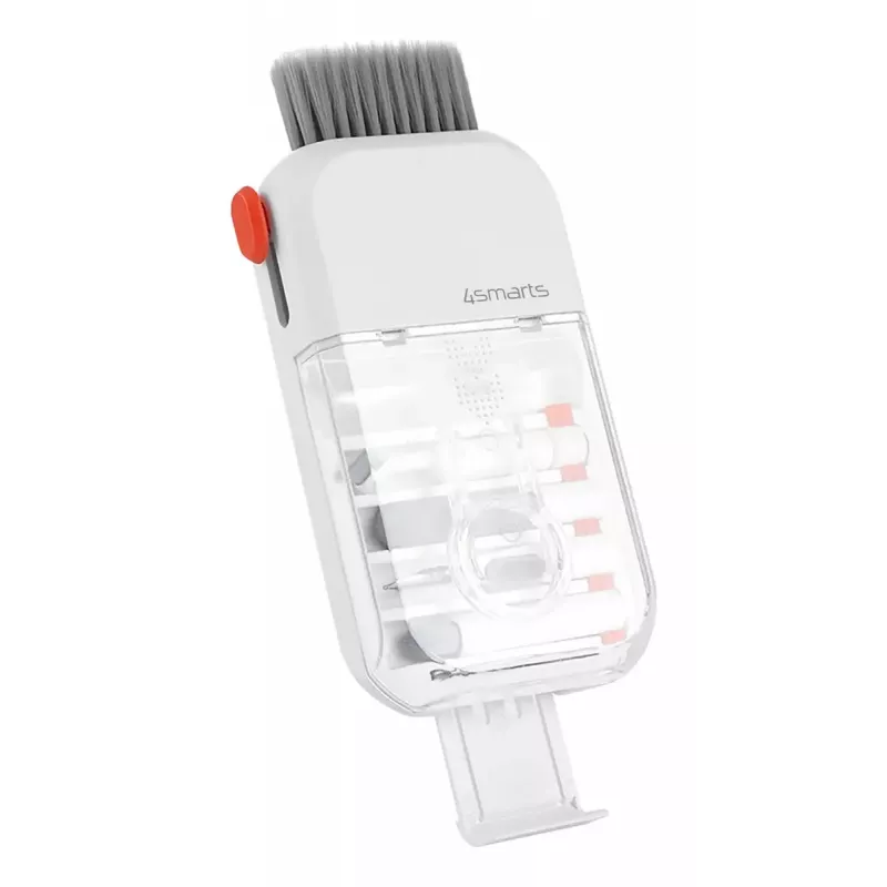 Reinigungsset 4smarts 541803 — TPU/ABS, verschiedene Borsten, 113×65×27 mm, 10 Stück