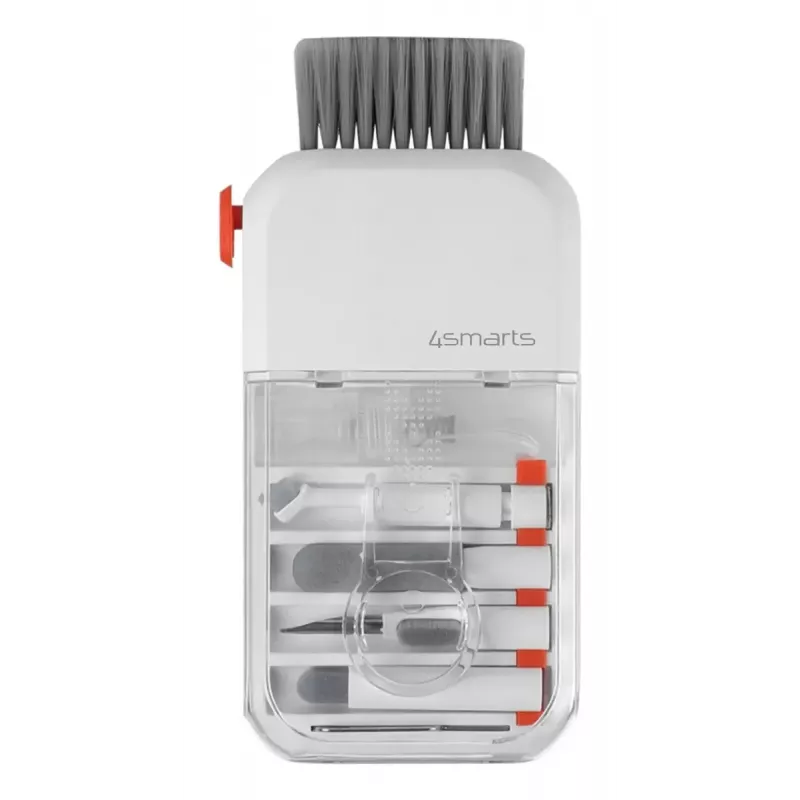 Reinigungsset 4smarts 541803 — TPU/ABS, verschiedene Borsten, 113×65×27 mm, 10 Stück