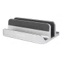 4smarts passiver Halter für Laptop, Tablet/UMPC und Smartphone — Modell 541806, Silber