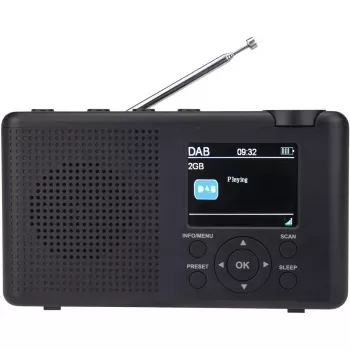 DAB-Radio Reflexion TRA23DAB – anthrazitgraues tragbares Digitalradio mit DAB/DAB+-Empfang