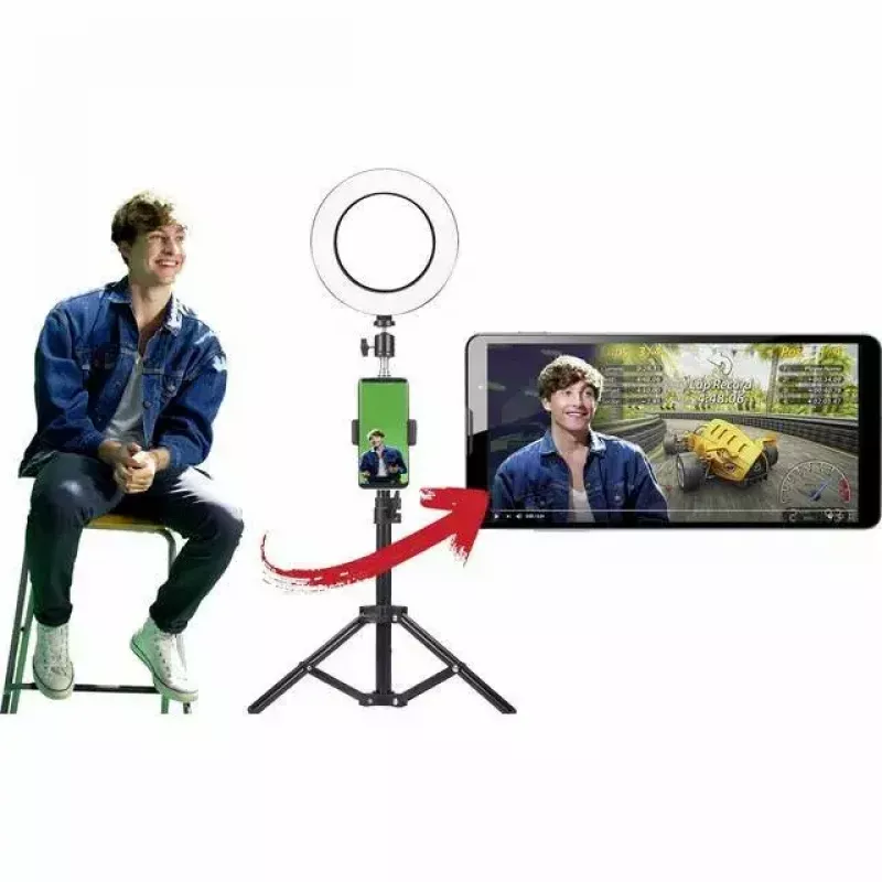 Greenscreen EASYPIX MyStudio 62020 tragbar leicht – faltbarer Hintergrund für Foto und Video
