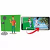 Greenscreen EASYPIX MyStudio 62020 tragbar leicht – faltbarer Hintergrund für Foto und Video