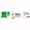 Greenscreen EASYPIX MyStudio 62020 tragbar leicht – faltbarer Hintergrund für Foto und Video