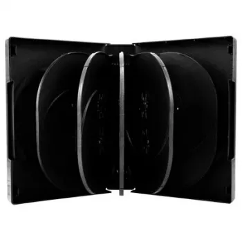 DVD-Hülle MediaRange 12 Discs 39 mm Schwarz