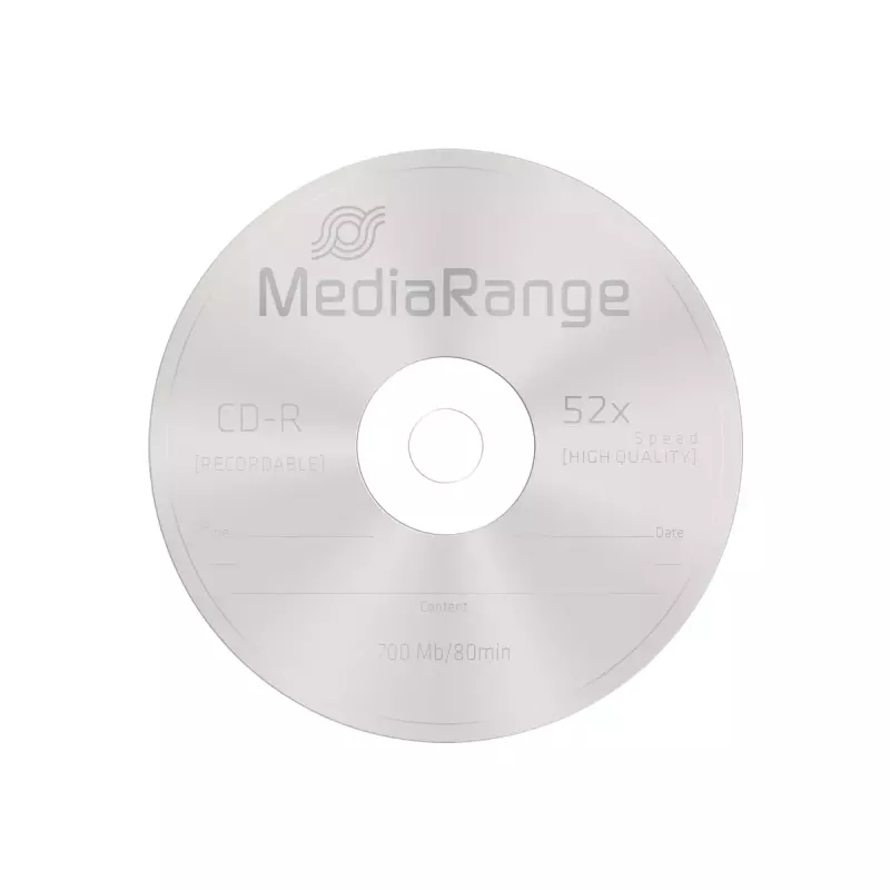 CD-R MediaRange MR201 700 MB 52x 25 St.