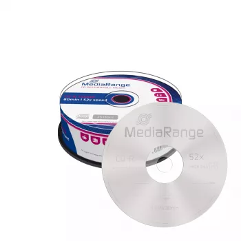 CD-R MediaRange MR201 700 MB 52x 25 St.