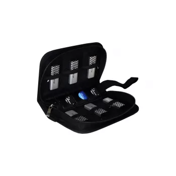 Speicherkartenetui MediaRange BOX98 für 3 Karten Nylon Schwarz