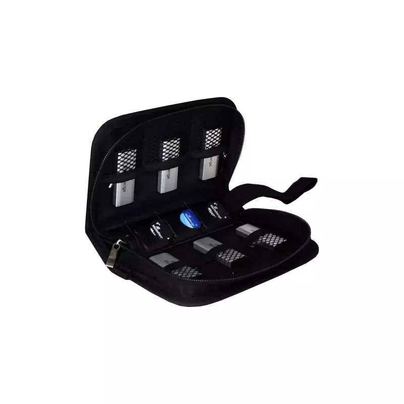 Speicherkartenetui MediaRange BOX98 für 3 Karten Nylon Schwarz