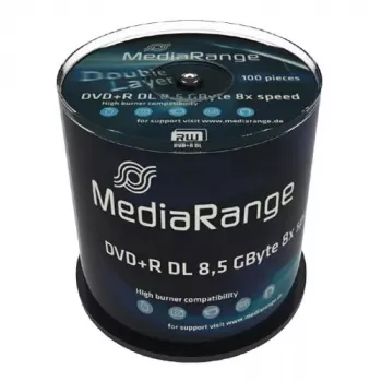 DVD+R DL MediaRange MR470 8,5 GB 100 Stück