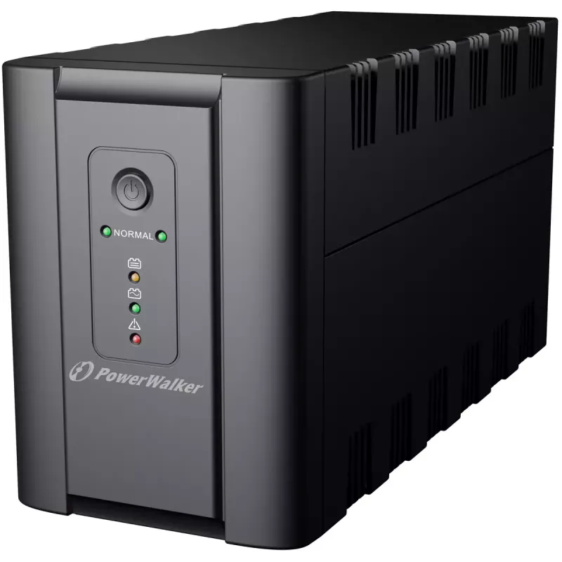 Unterbrechungsfreie Stromversorgung PowerWalker VI 1200 Line-Interactive 1,2 kVA / 600 W, 6 AC-Ausgänge, 7 Ah Batterie, Mini Tower