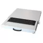 Tastatur AIXCASE AIX-19K1UKDETP-W USB PS/2 QWERTZ Deutsch Weiß