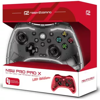 ready2gaming Nintendo Switch Pro Pad X-LED Edition – ergonomisches Pro Pad für Nintendo Switch