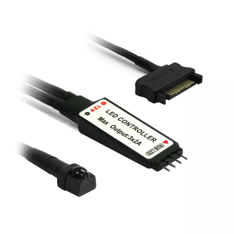 Smart Home Lichtsteuerung Nanoxia NXRGBC Wireless Schwarz Weiß