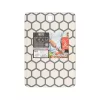 Resto Kitchenware 95402 Rechteckiges Kunststoff-Schneidebrett Grau Weiß