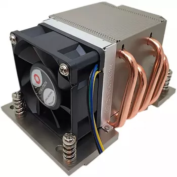 Prozessorkühler Inter-Tech A-26 6 cm Schwarz Silber