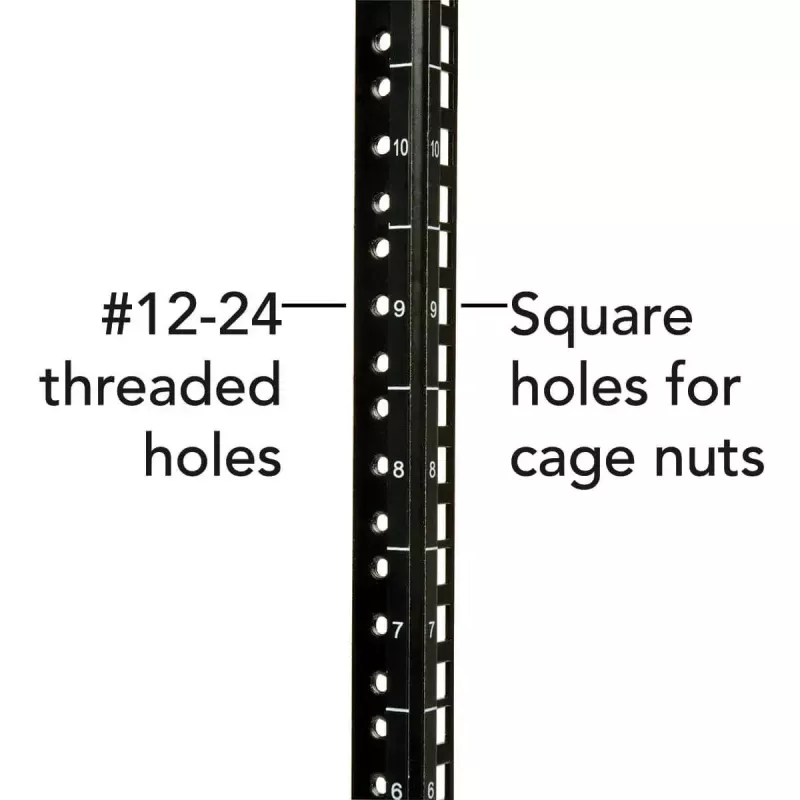 Wandmontage-12HE-Rack-Gehäuse Eaton SRW12USDP — 600,2×647,7×636,5 mm, IP20, schwarz