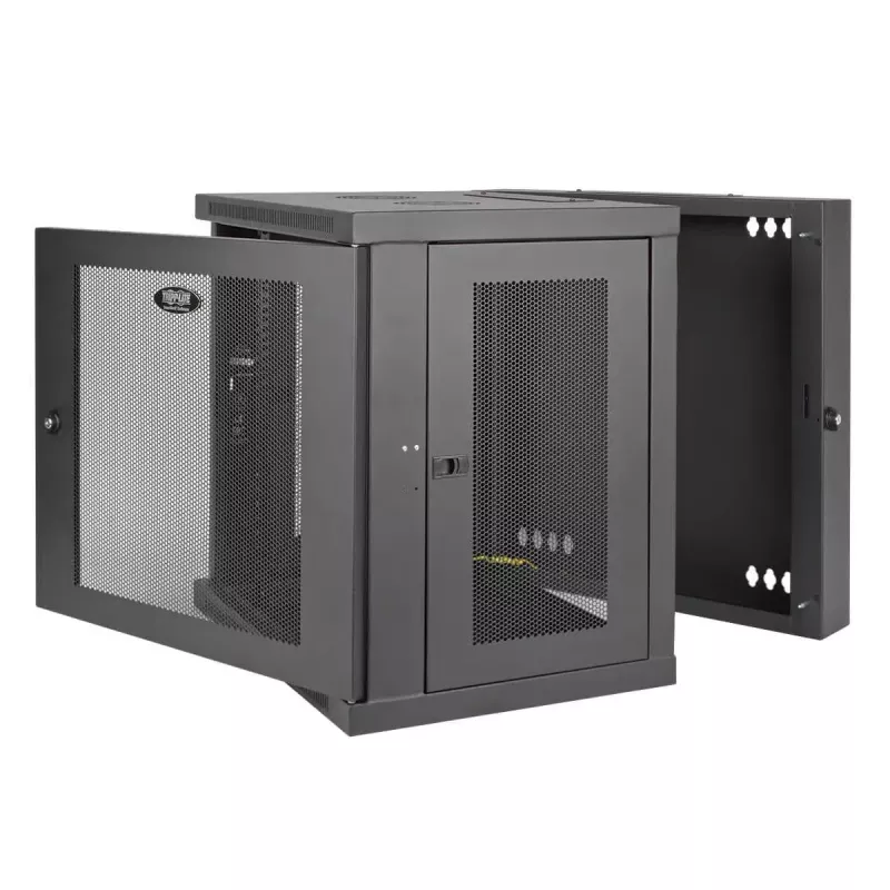 Wandmontage-12HE-Rack-Gehäuse Eaton SRW12USDP — 600,2×647,7×636,5 mm, IP20, schwarz