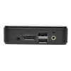 KVM-Switch 2-Port DisplayPort Tripp Lite B004-DP2UA2-K, 4K@60Hz, USB-Tastatur/Maus, Audio, Kabel
