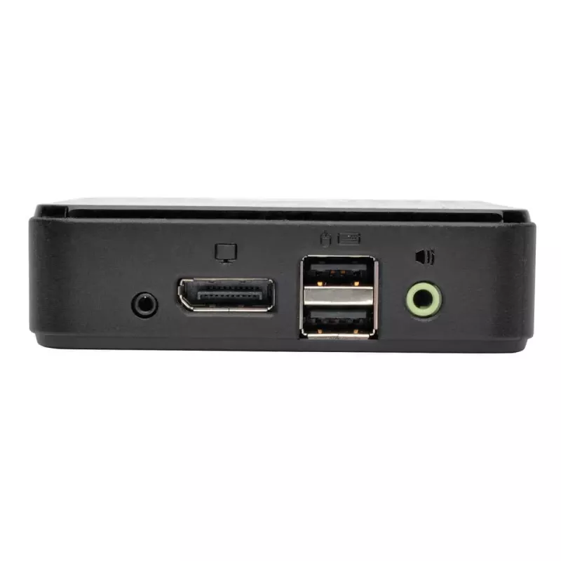 KVM-Switch 2-Port DisplayPort Tripp Lite B004-DP2UA2-K, 4K@60Hz, USB-Tastatur/Maus, Audio, Kabel