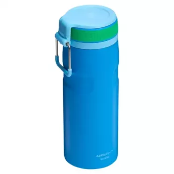 Thermoflasche STANLEY IceFlow Bottle Twist Flip 0,47 l blau – doppelwandig vakuumisoliert 470 ml
